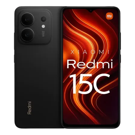 Smartphone Xiaomi Redmi 15c 256gb 8gb Ram Virtual Black- Versão Global