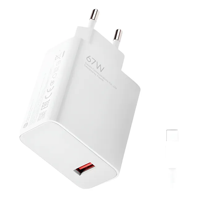 Carregador Turbo 67w P/ Xiaomi Redmi K60 K60e K50 K50i K40s