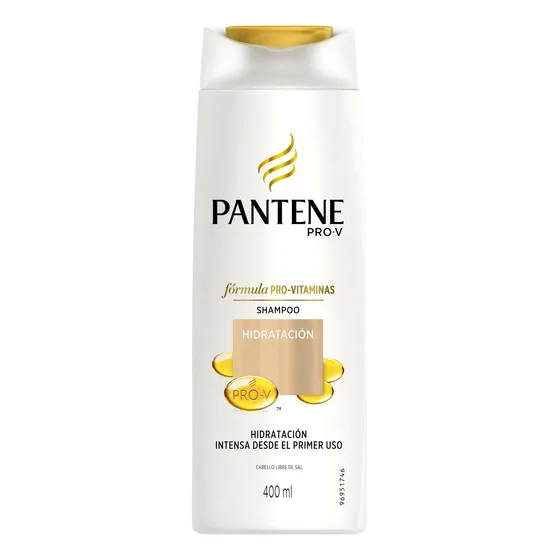 Shampoo Pantene Pro-V Hidratación en botella de 400mL por 1 unidad