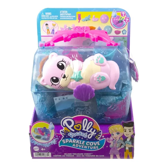 Polly Pocket Set De Juego Bolso De Baúl Bahía Mágica