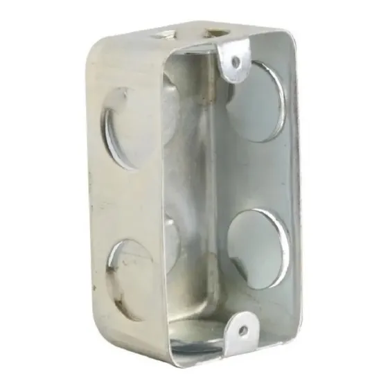 Kit C/ 100 Caixa De Luz 4x2 Aço Galvanizado