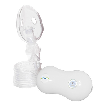 Inalador E Nebulizador De Ar Compact Branco G-tech Dc2 Inalador E Nebulizador De Ar Compact Branco G-tech Dc2