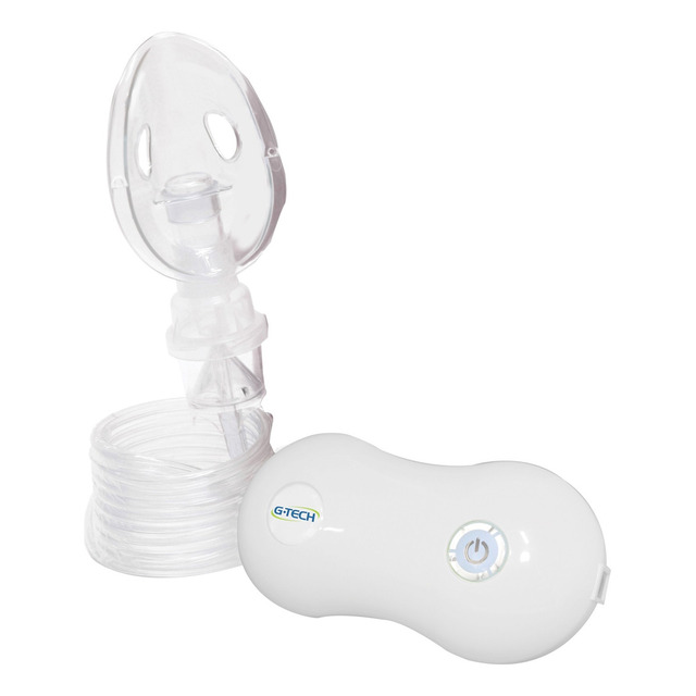 Inalador E Nebulizador De Ar Compact Branco G-tech Dc2 Inalador E Nebulizador De Ar Compact Branco G-tech Dc2