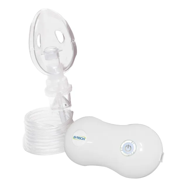 Inalador E Nebulizador De Ar Compact Branco G-tech Dc2 Inalador E Nebulizador De Ar Compact Branco G-tech Dc2
