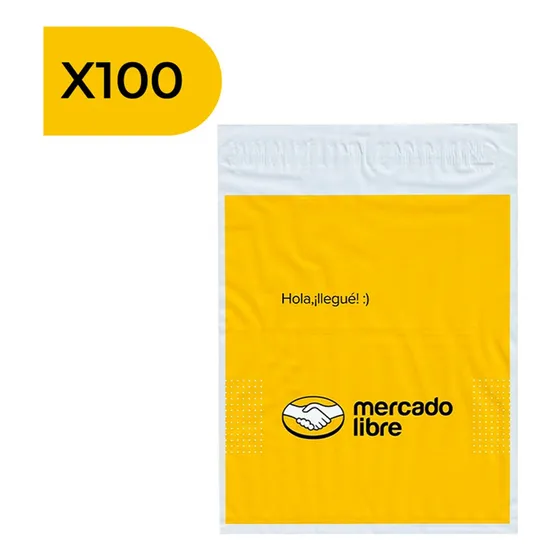 Bolsas Mercado Envíos Mediana 30x41cm - 100 Unidades