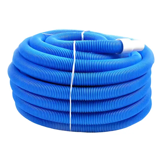 Manguera Limpia Piscina 15 Metros Flexible Azul Con Terminal