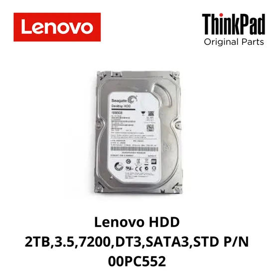 Lenovo Disco Duro 2tb,7200,dt3, 3.5, Sata3, Std P/n 00pc552