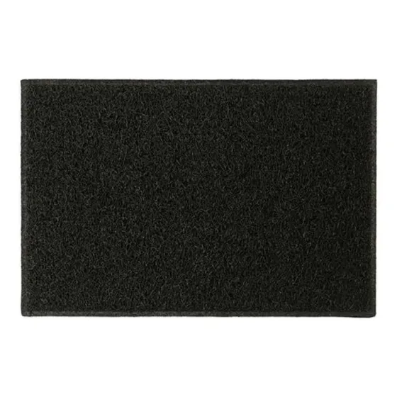 Tapa de vinilo plateado de 10 mm, 40 cm x 60 cm, Kapazi, varios colores, 60 cm de longitud, color negro, 40 cm de ancho