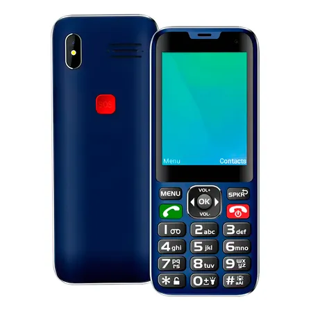 Telefono Celular Adulto Mayor 4g 2.8 Color Tecnolab Azul Azul