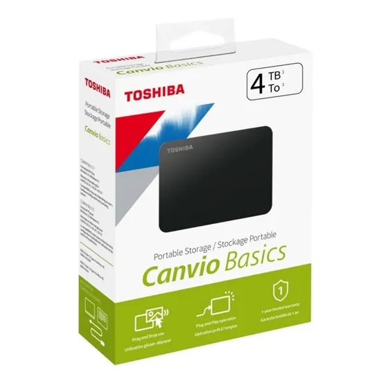 Disco Duro Externo Toshiba Canvio 4tb 4 Tb 4000gb Usb 3.0