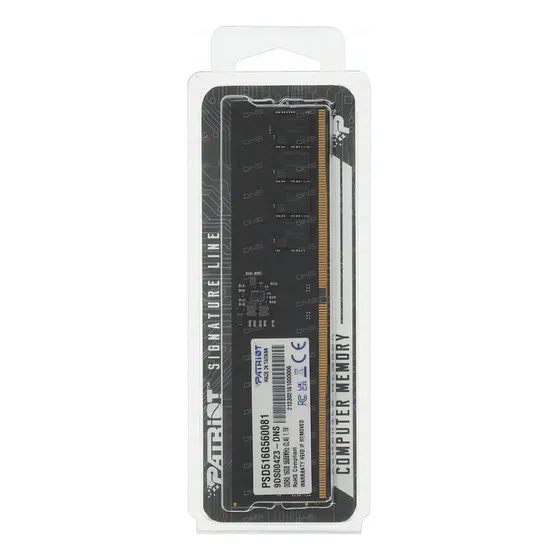 Memoria U-DIMM Patriot Signature Ddr5 de 16 GB/5600