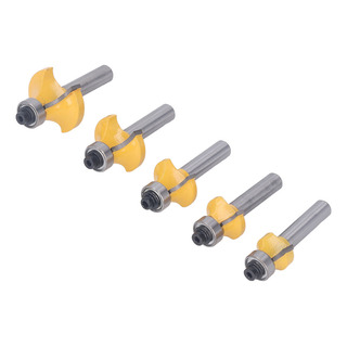 Broca Fresadora Para Redondear Esquinas, 5 Piezas, Redonda S Broca Fresadora Para Redondear Esquinas, 5 Piezas, Redonda S