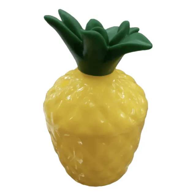 Vasos De Bebida Con Forma Piña Playa Hawaii Con Pitillo