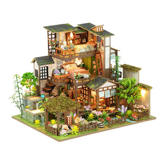 Casa De Muñecas Diy Miniatura Mini Casa Modelo Ornamento Casa De Muñecas Diy Miniatura Mini Casa Modelo Ornamento