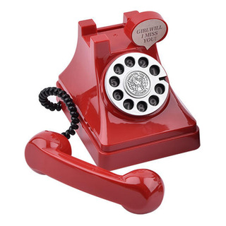 Dial Teléfono Ahorro De Dinero Tarro Dibujos Animados Rojo Dial Teléfono Ahorro De Dinero Tarro Dibujos Animados Rojo