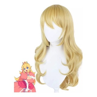 Peluca De Disfraz De Princesa Peach De Super Mario Peluca De Disfraz De Princesa Peach De Super Mario