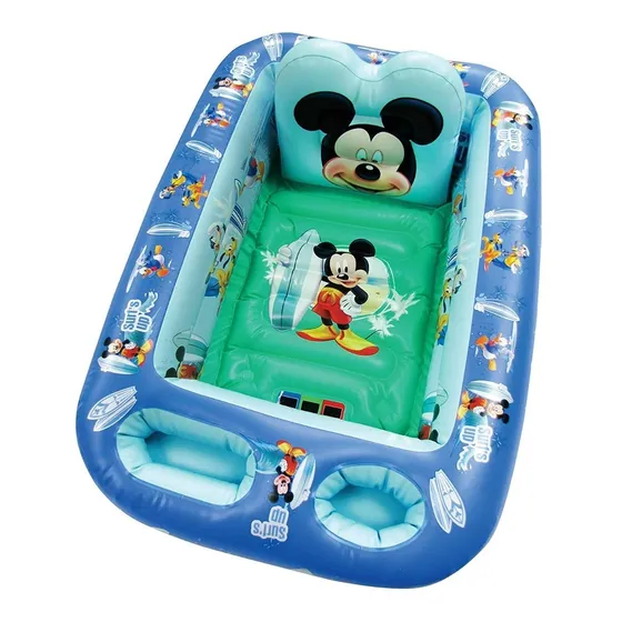 Bañera Inflable Para Bebé Con Soporte Acolchado Teletiendauy