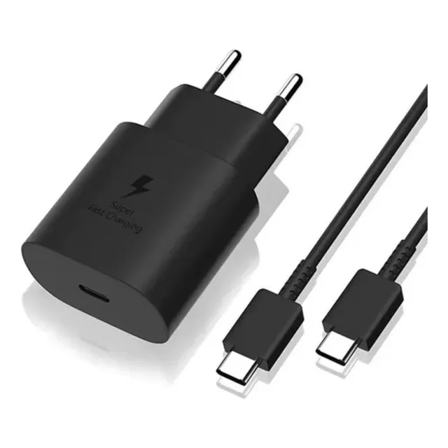 Carregador Samsung Turbo 45w Usb-c Galaxy S23 S24 Ultra