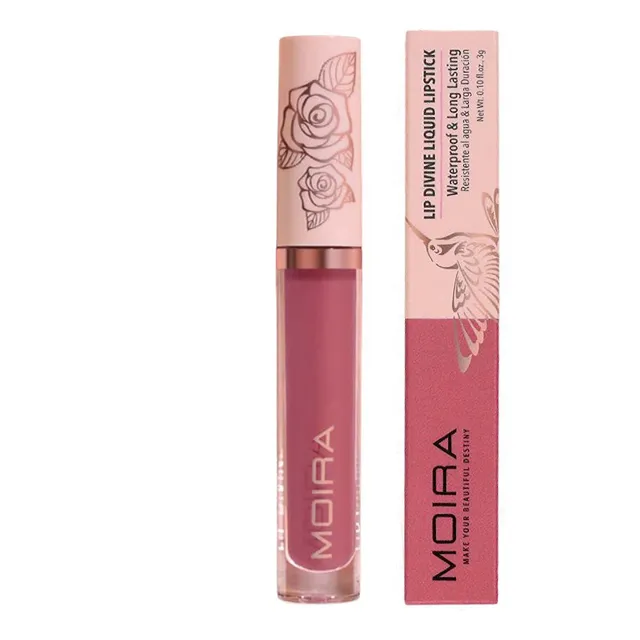 Labial Líquido Moira Cosmetics Lip Divine - Larga Duración Color Charm