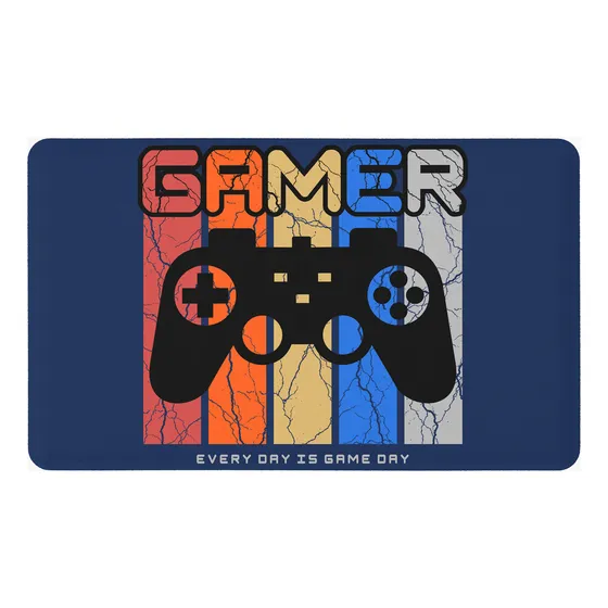 Tapete Para Quarto Estampado Infantil Gamer Day 60cm X 40cm Cor Gamerday1