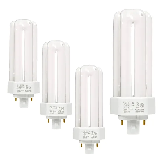 Bombilla Cfl Compacta De 26w T4 Tri Tube 4 Pin Gx24q-3 4200k