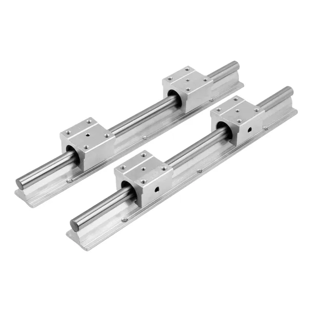 Set Doble Eje Sbr12x500 Mm Con Rodamientos Lineales 