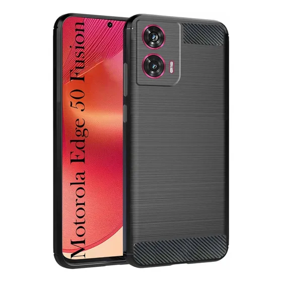 Capa Capinha Fibra Para Motorola Edge 50 Fusion Anti Impacto