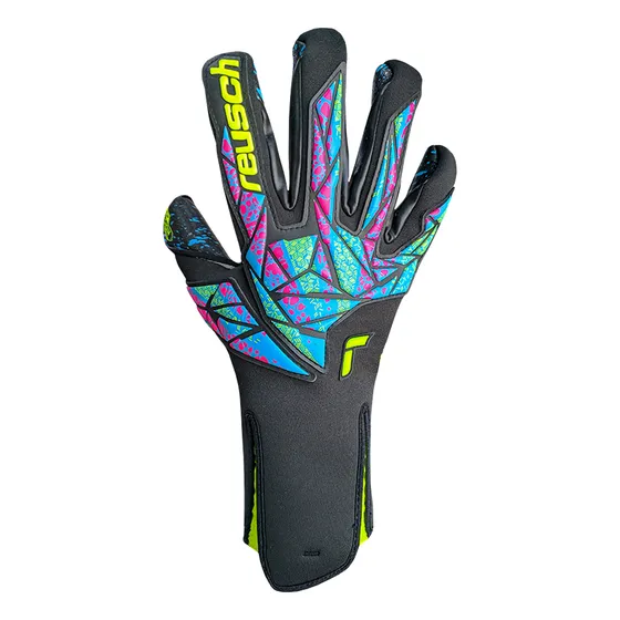 Guantes Reusch Attrakt Fusion Strapless Black/safety Yellow