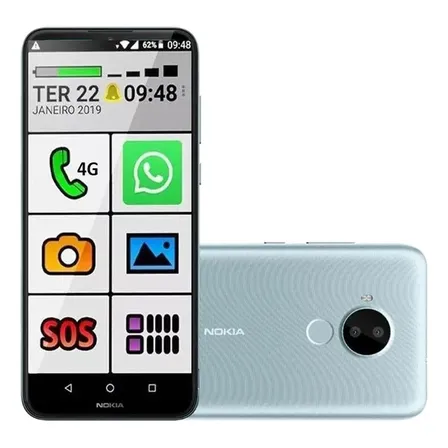 Nokia Idoso Cseries C30 Dual Sim 64 Gb Branco 2 Gb Ram Branco