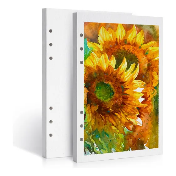 Papel De Acuarela, 100% Algodón, 300 G/m², Tamaño A5, 40 Hoj