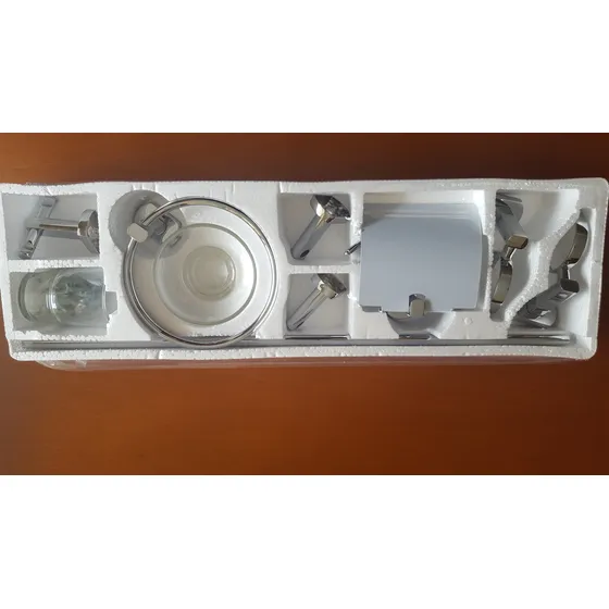 Juego De Accesorios De Baño Metal Cromado Ultimas Unidades