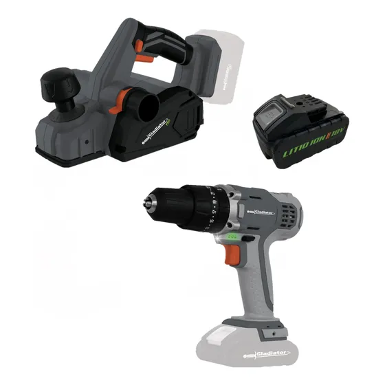 Cepillo Garlopa C/bateria 3amp + Cargador Taladro 18v K37