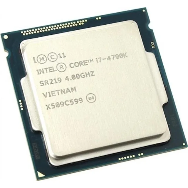 Procesador gamer Intel Core i7-4790K BX80646I74790K de 4 núcleos y 4.4GHz de frecuencia con gráfica integrada