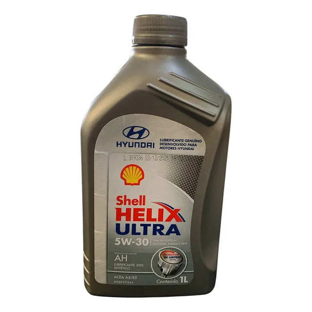 Óleo Motor 5w30 Shell Helix Ultra Ah Original Hyundai 1l