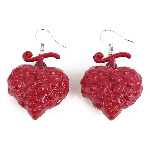 Zarcillos Aretes Fruta Del Diablo Ope Ope Law One Piece