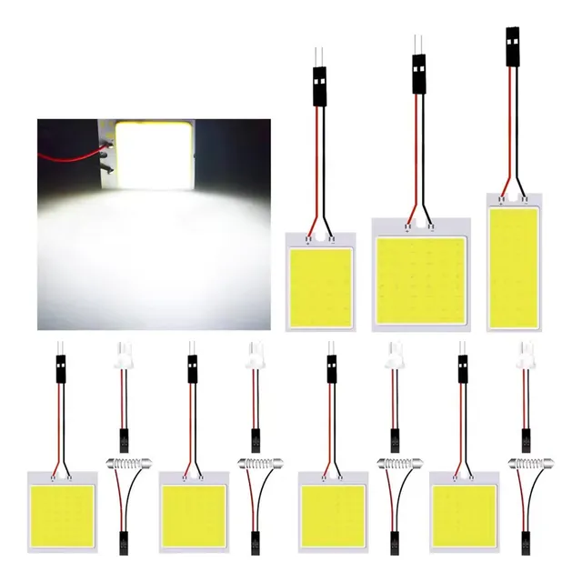 Kit 4 Luces De Techo Led Tipo Galleta Fusible Y Muelita