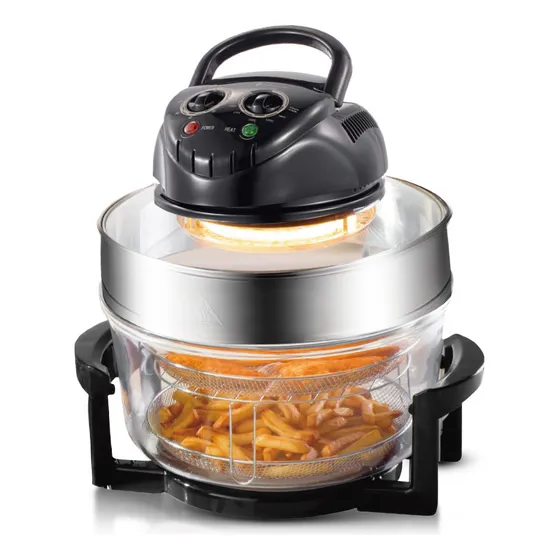 Freidora Sin Aceite Horno Halógeno Air Fryer 8 En 1 17l Raf Color Negro Frecuencia 50/60 Hz