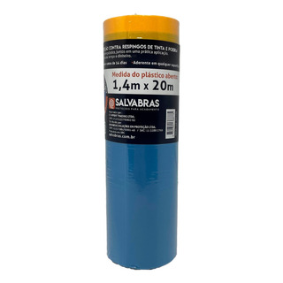 Filme Eletrostático Salva Pintura Contra Respingo 1,4m X 20m Filme Eletrostático Salva Pintura Contra Respingo 1,4m X 20m