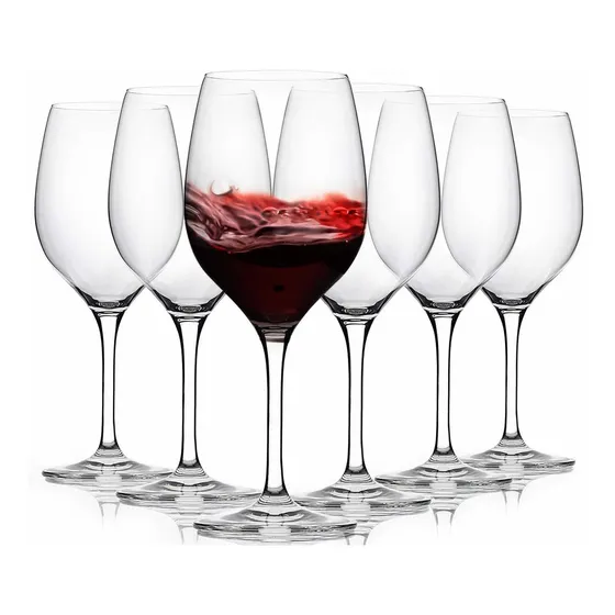 Fawl Juego 6 Copa Vino Tinto Crisal 17 Onza Borde Fino Casa