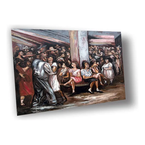 Lienzo Canvas Arte México José Clemente Orozco Cantina 60x75