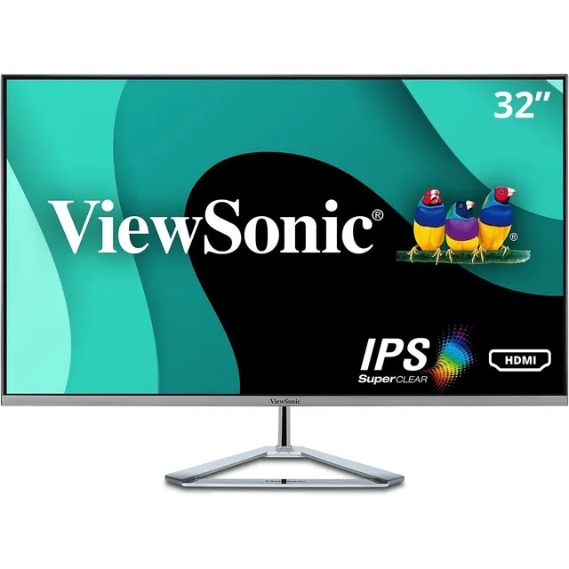 Monitor Viewsonic, 32'', Ips, Sin Marco, 1080p, W-led