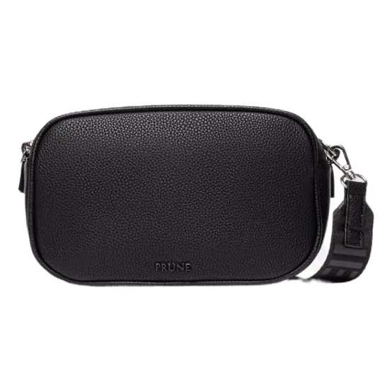 Cartera Bandolera Original Prüne Modelo Adisa Color Negro