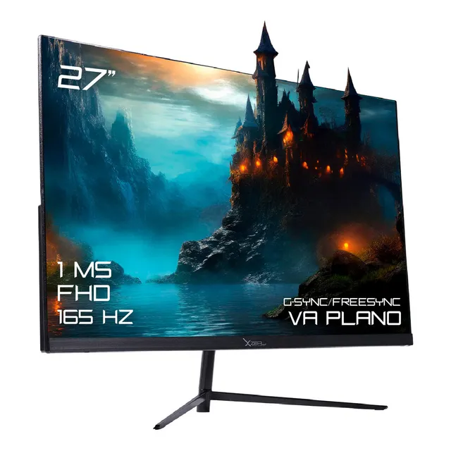Monitor gamer Xzeal XZ4015-1 LED negro 127V