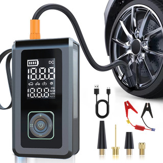 Auxiliar De Partida E Calibrador Compressor Pneu Bomba De Ar Auxiliar De Partida E Calibrador Compressor Pneu Bomba De Ar