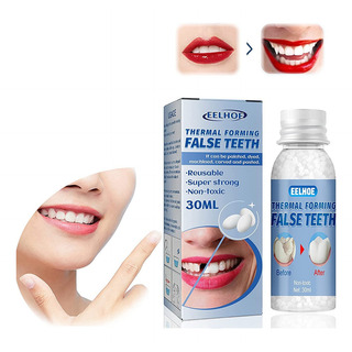 Eelhoe Dientes Postizos Dientes Reparación Gránulos 30ml Eelhoe Dientes Postizos Dientes Reparación Gránulos 30ml