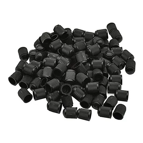 Tapon Pivote Valvula Llanta Negro Bici Auto Moto Coche 100pz