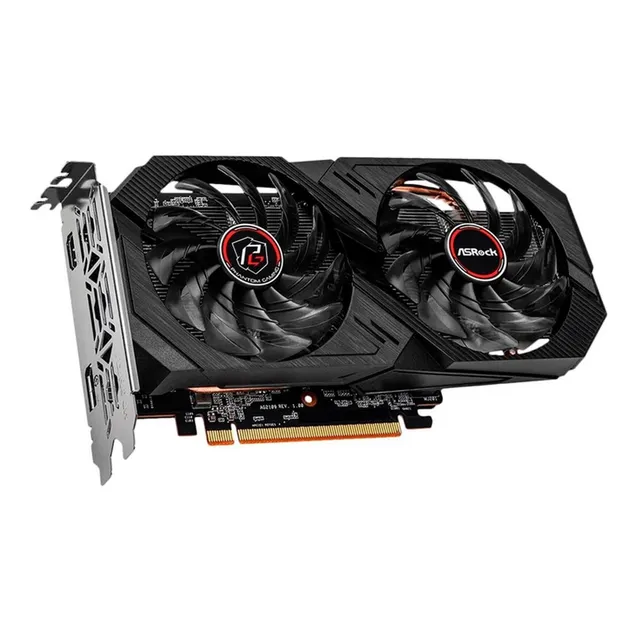 Tarjeta de video AMD ASRock Phantom Gaming Radeon 6500 Series RX 6500 XT RX6500XT PGD 4GO OC Edition 4GB