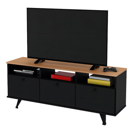 Rack Mesa Para Tv Led Centro Estant Mt5000 - Rex Color Negro Rack Mesa Para Tv Led Centro Estant Mt5000 - Rex Color Negro