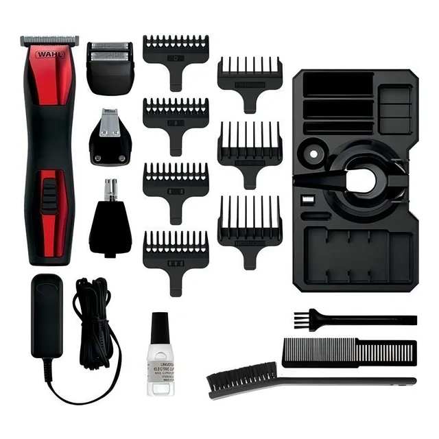 Aparador De Pelos Wahl Groomsman T-pro Vermelho 127/220v Cor BordĂŽ Aparador De Pelos Wahl Groomsman T-pro Vermelho 127/220v Cor BordĂŽ