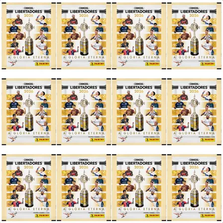 Kit 90 Figurinhas Do Álbum Libertadores 2026 + 18 Cards